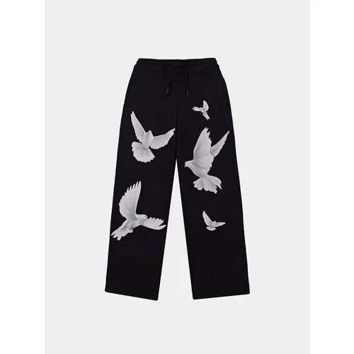 Брюки 3.PARADIS Lounge Pants Freedom Doves, размер XL, черный