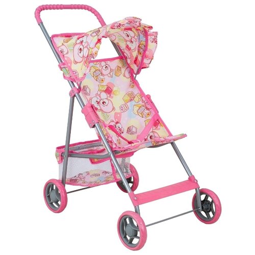 Прогулочная коляска Buggy Boom Mixy (8008) светло-розовый/мишки