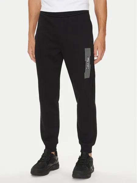 Спортивные брюки regular fit Calvin Klein, черный