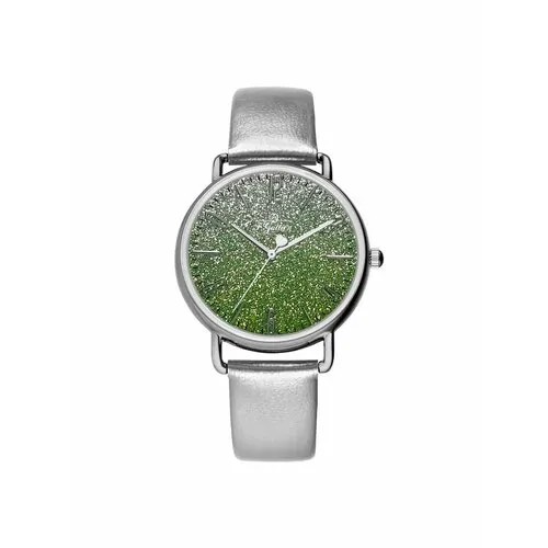 Наручные часы F.Gattien 48400, серебряный, зеленый