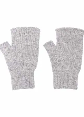 Maison Margiela шерстяные перчатки-митенки