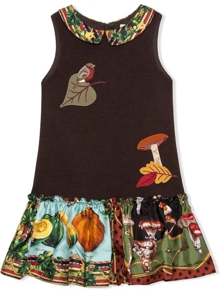 Dolce & Gabbana Kids платье Autumn с аппликацией