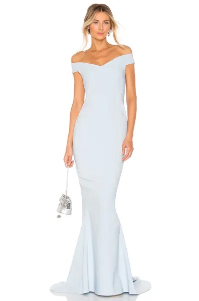 Платье Nookie x REVOLVE Allure Gown, цвет Dusty Blue