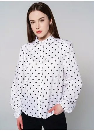 Блузка ТВОЕ A6733 размер L, белый, WOMEN