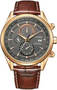 Японские наручные  мужские часы Citizen AT8263-10H. Коллекция Radio Controlled
