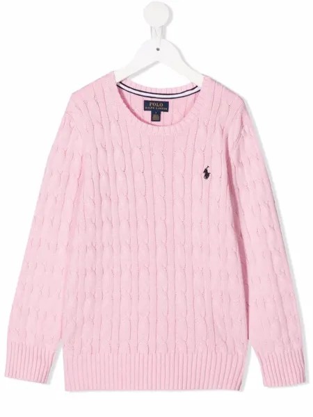 Ralph Lauren Kids джемпер с вышитым логотипом