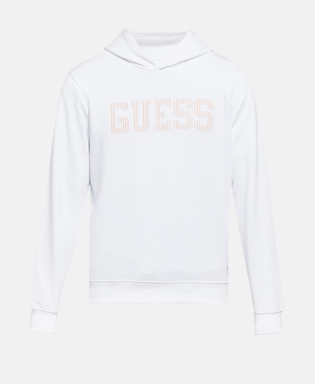 Худи с капюшоном Guess, белый