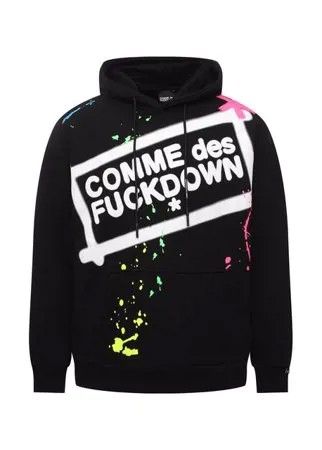 Хлопковое худи Comme des Fuckdown