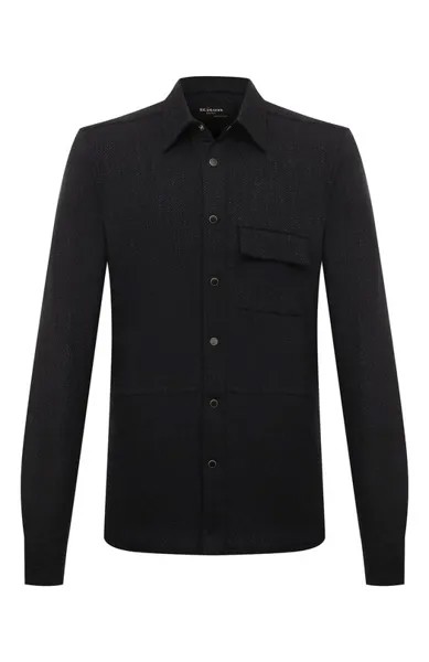 Рубашка из шерсти и шелка Kiton