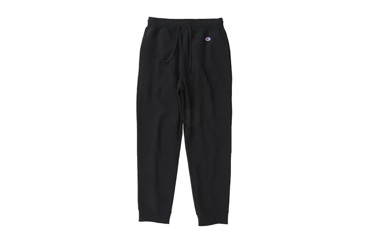 Мужские трикотажные спортивные штаны Champion, цвет Black
