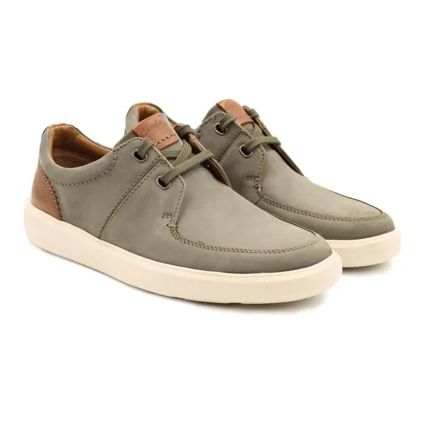 Полуботинки мужские Clarks Cambro Lace 26158239 зеленые 40 EU