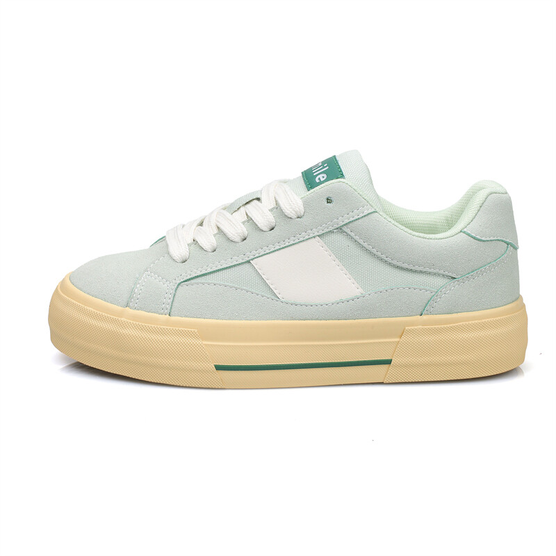 Кроссовки B10CROWN Skateboarding Shoes Women's Low-top Green, мятно-зеленый