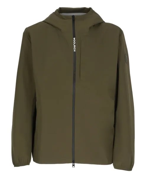 Водонепроницаемая куртка с капюшоном Woolrich, зеленый