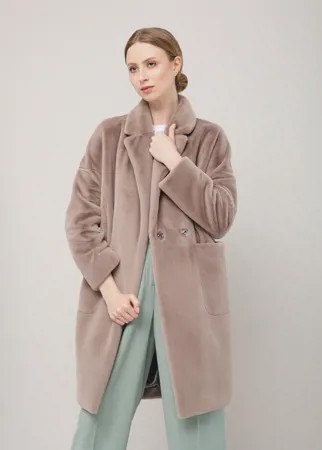 Дубленка женская ALEF 7024/95 бежевая 52 RU