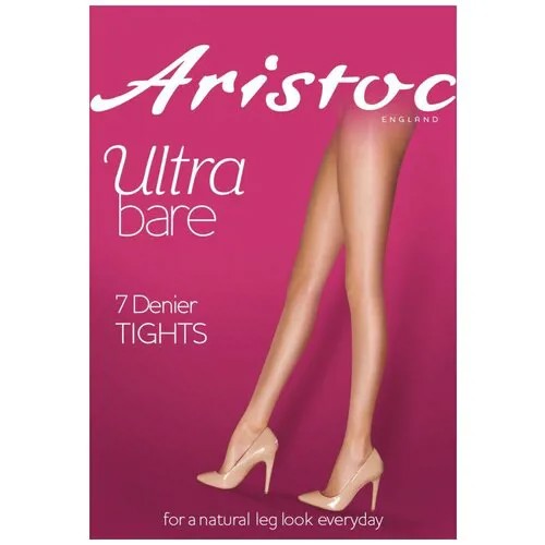 Колготки  Aristoc Тонкие матовые колготки Ultra Bare, 7 den, с ластовицей, матовые, размер M, золотой