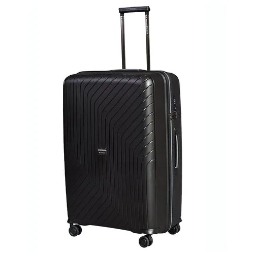 Чемодан L'case Madrid, 97 л, размер L, черный