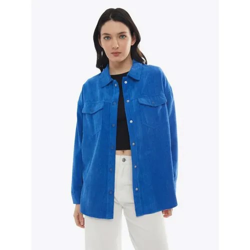 Куртка-рубашка Zolla, размер S, голубой