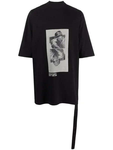 Rick Owens DRKSHDW футболка с графичным принтом