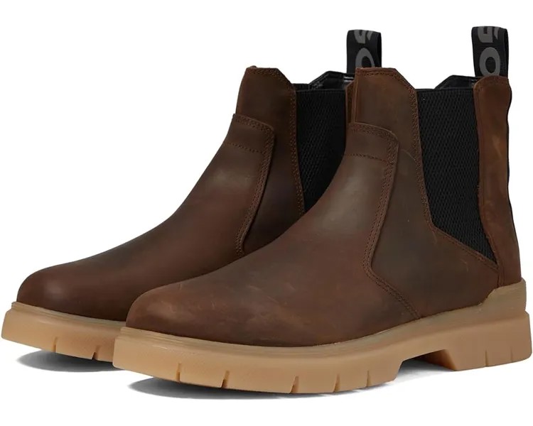 Ботинки HUGO Ryan Chelsea Boot, темно-коричневый