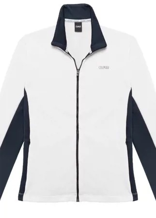 Толстовка Colmar Full Zip Fleece, white/blue/black, XL