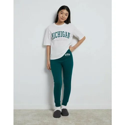 Пижама  Gloria Jeans, размер 10-12л/146-152, зеленый, белый