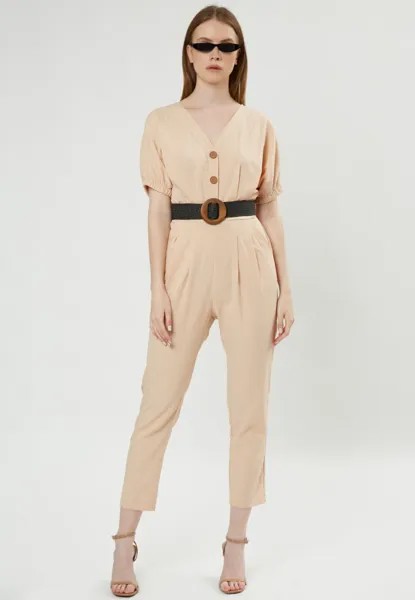 Комбинезон BELTED INFLUENCER, цвет beige