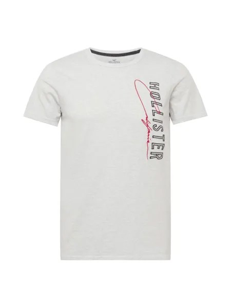 Футболка Hollister, светло-серый