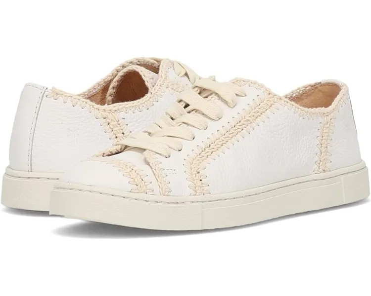 Кроссовки Frye Ivy Crochet Low Lace Sneaker, белый