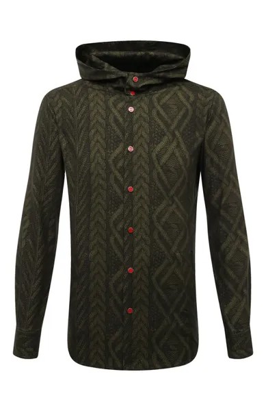 Хлопковая рубашка Kiton