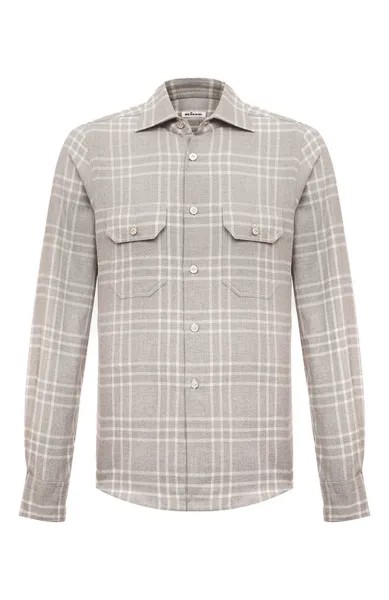 Хлопковая рубашка Kiton