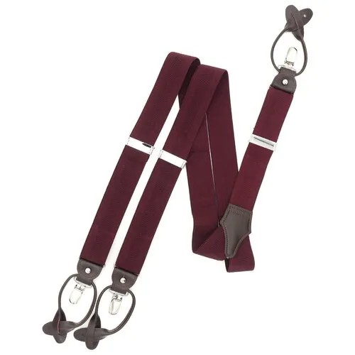 Подтяжки GENTLETEAM, текстиль, подарочная упаковка, для мужчин, длина 130 см., бордовый
