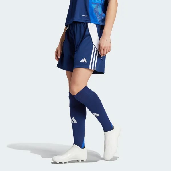 Шорты Tiro 24 Adidas, цвет Team Navy Blue 2/White