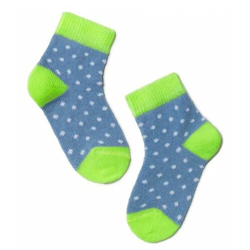 Носки Conte-kids tip-top, размер 8, голубой, зеленый
