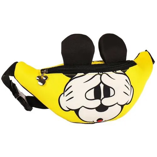 Сумка поясная Disney, желтый, черный
