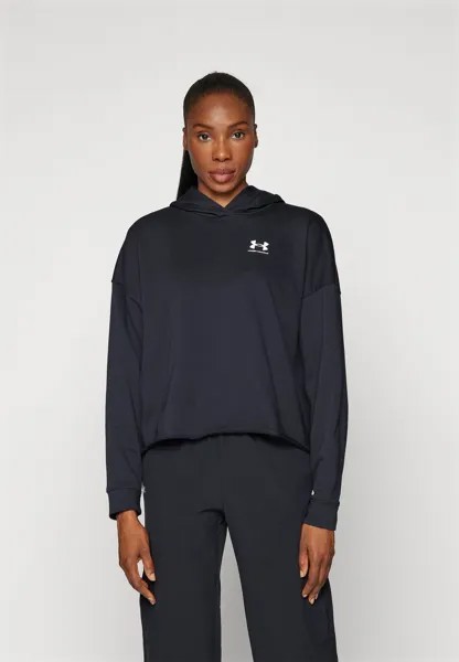 Толстовка RIVAL TERRY HOODIE Under Armour, цвет black/white