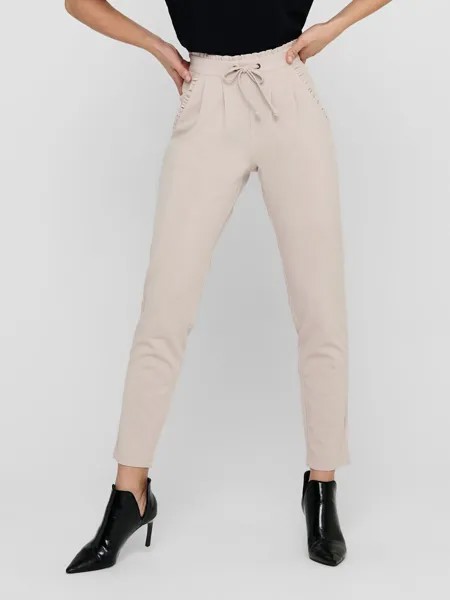 Тканевые брюки JACQUELINE de YONG Poptrash Pants Locker JDYCATIA, светло серый