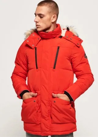 Парка мужская Superdry M50004GR-KYA оранжевая XL