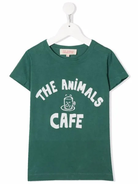 The Animals Observatory logo-print crewneck T-shirt