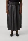 Джинсовая юбка CARBAHA LONG SMOCK SKIRT Only Carmakoma, черный