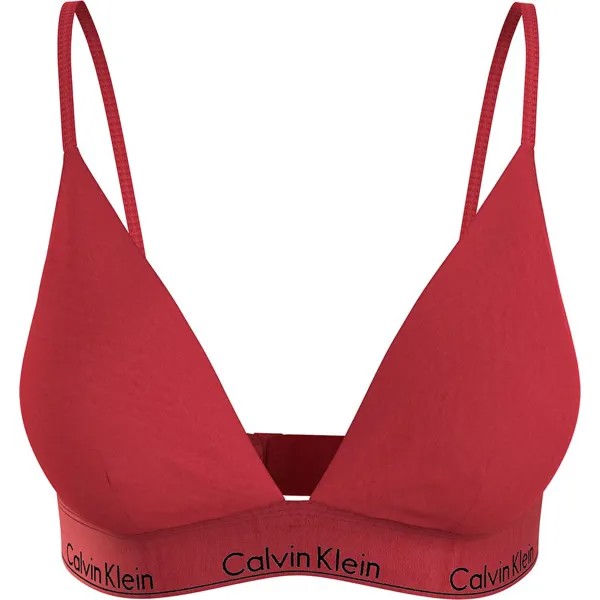 Бюстгальтер Calvin Klein 000QF7787E Unlined Triangle Bra, красный