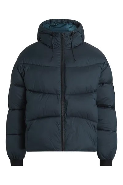Стеганая зимняя куртка с капюшоном Calvin Klein Jeans, синий