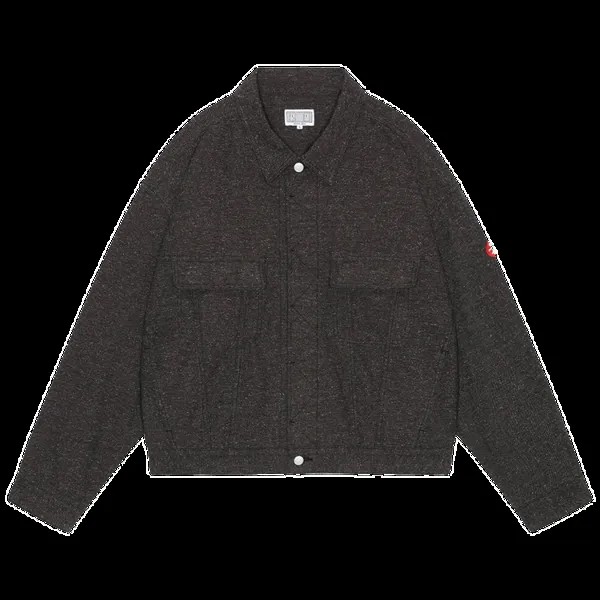 Спортивная куртка Cav Empt Casual Nep Twill 'Charcoal', черный