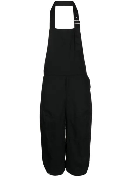 Black Comme Des Garçons укороченный комбинезон из шерсти, черный
