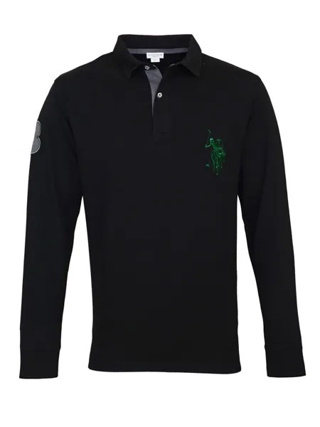 Лонгслив U.S. POLO ASSN., черный