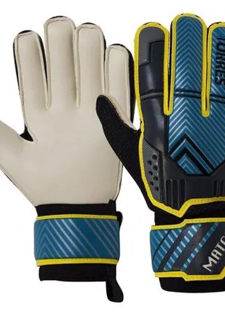 Вратарские перчатки TORRES, размер 8, черный, синий