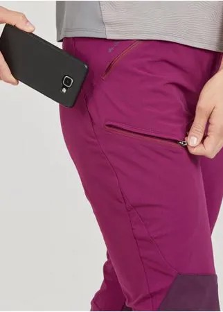 Женские брюки для горных походов MH500 лиловые, размер: 44 (L31), цвет: Лиловый/Сливово-Бордовый QUECHUA Х Декатлон