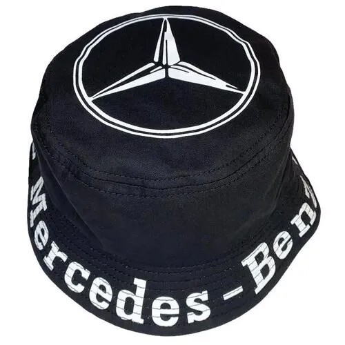 Панама Mercedes-Benz, хлопок, подкладка, размер 54-58, белый