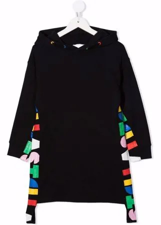 Stella McCartney Kids платье-худи с логотипом