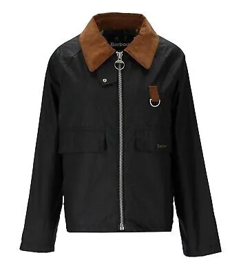 Черная куртка Barbour Eddleton Wax Woman