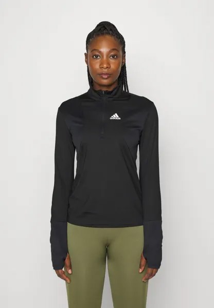 Спортивная футболка ZIP adidas Performance, цвет black